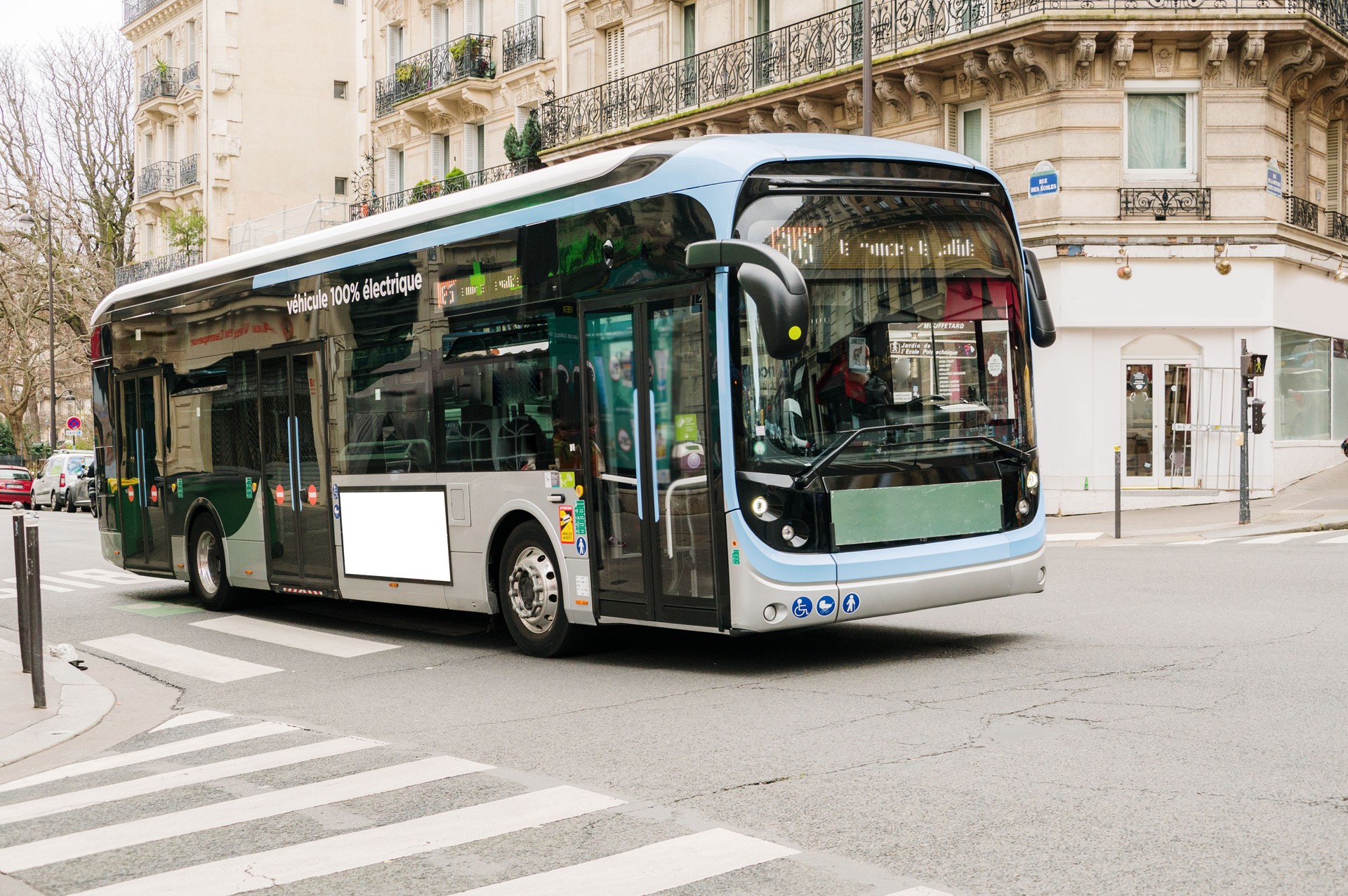 Modern city bus